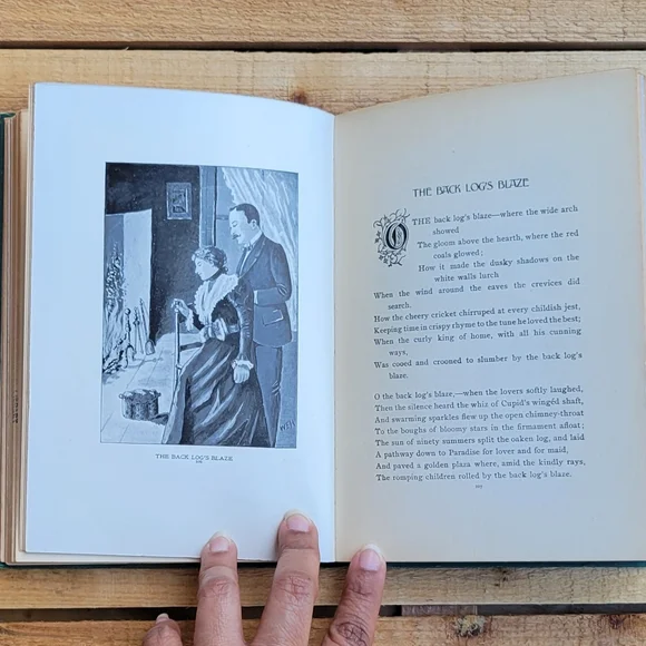 Antique 1899 Book: At Early Candle Light And Other Poems By Robert McIntire - Picture 11 of 13